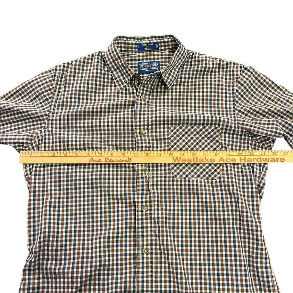 Pendleton Trent Fitted Button Down Short Sleeve S… - image 8